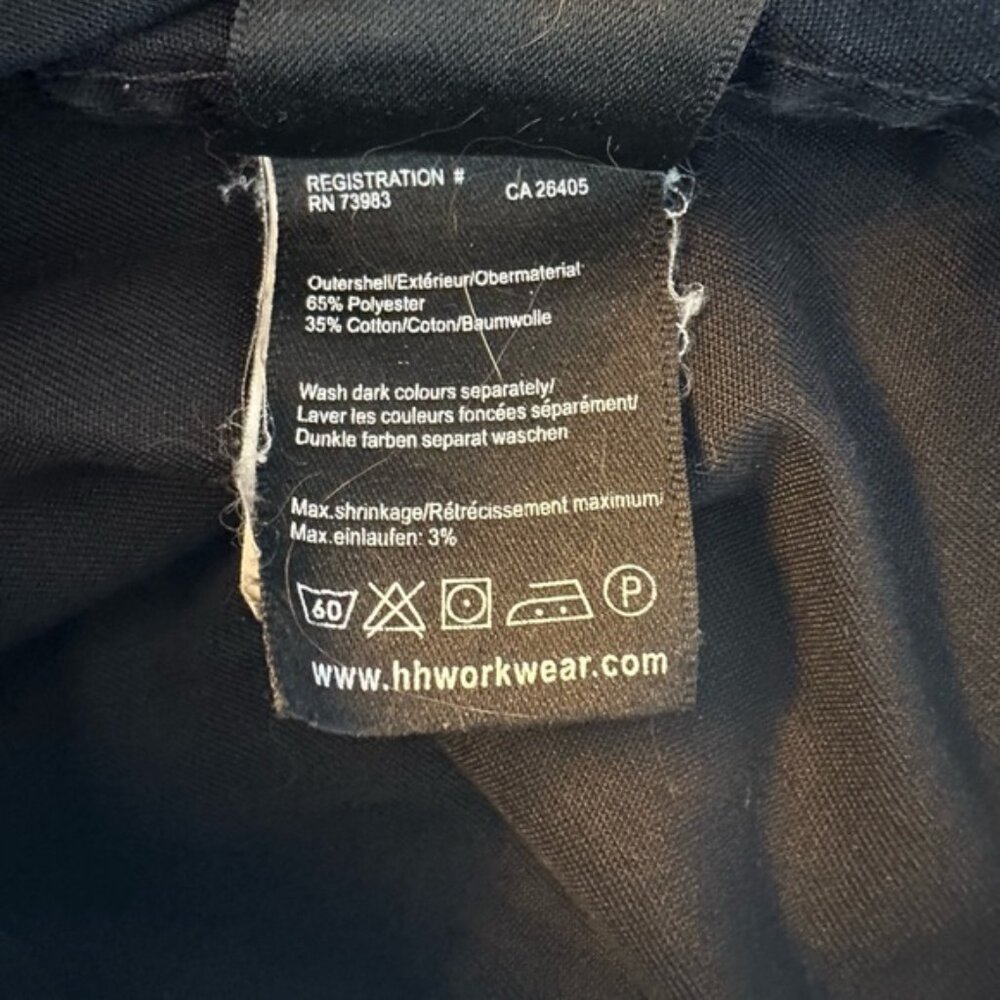 Helly Hansen Work Wear Pants Mens Size W34 X L32 Black Paint Staining Cargo Pant - Picture 12 of 16